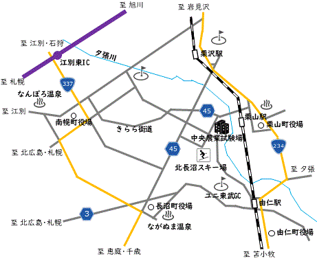 長沼本場地図