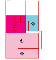 実験棟平面図