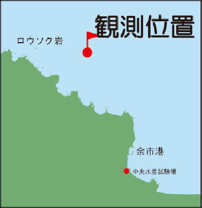 観測位置地図