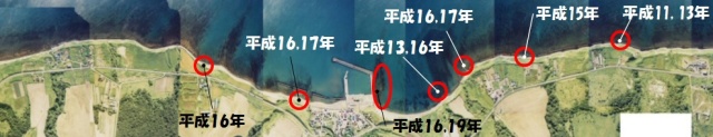 石狩地区ニシン産卵床3（石狩市厚田区古潭）