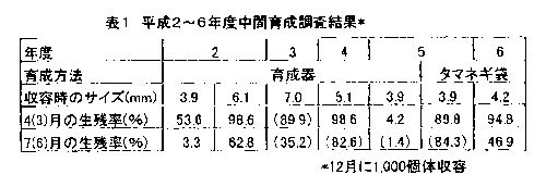 表1