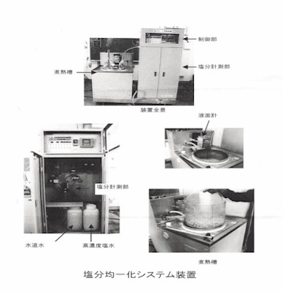 塩分均一化システム装置