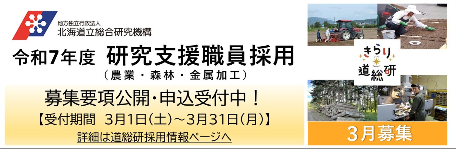 令和７年３月研究支援職員募集
