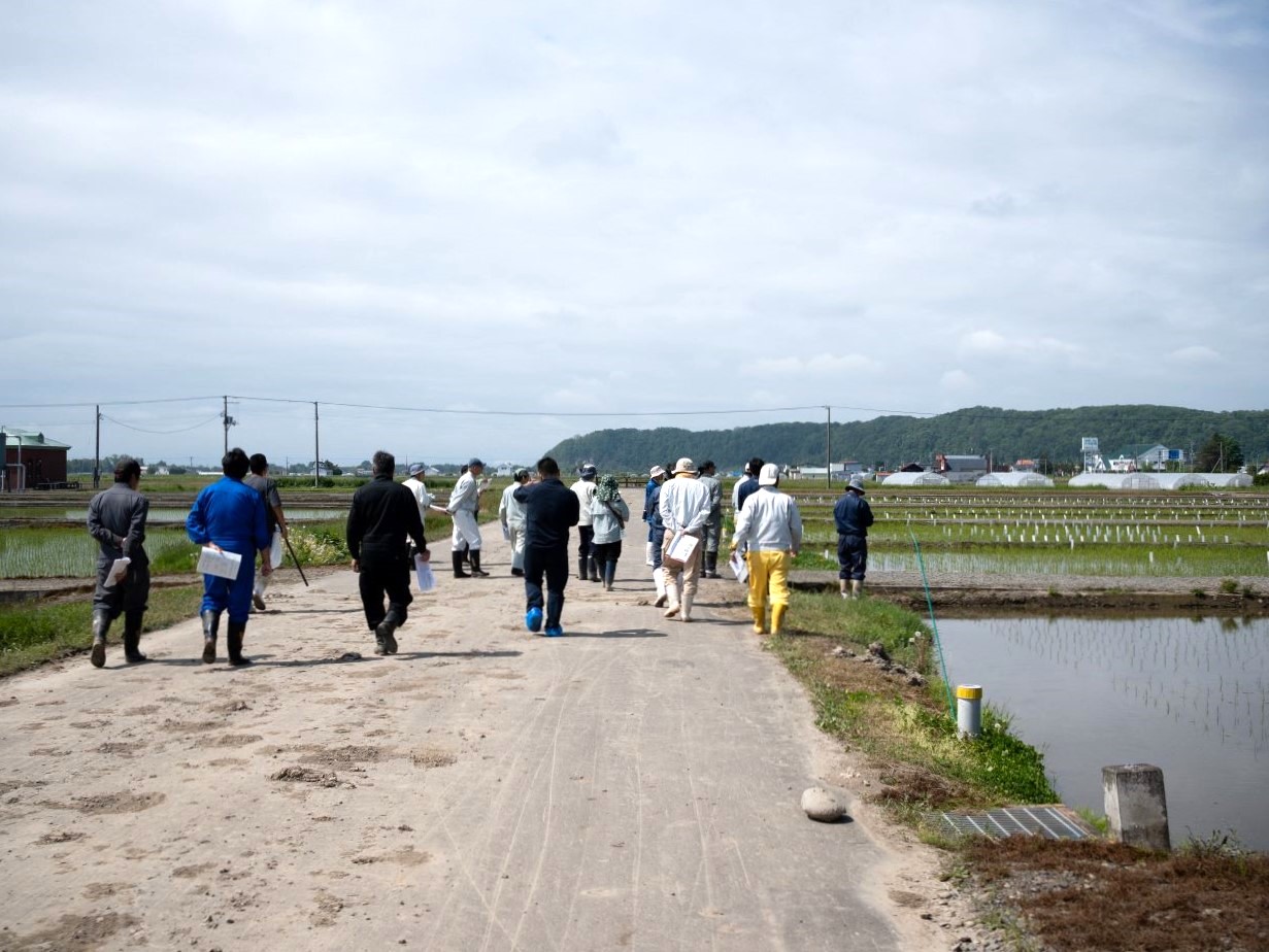 場員総出で参観案内リハーサル
