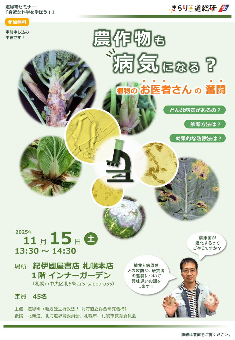 道総研セミナー(11月15日)ちらし