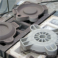 無機粉末3Dプリント鋳型による鉄鋳物