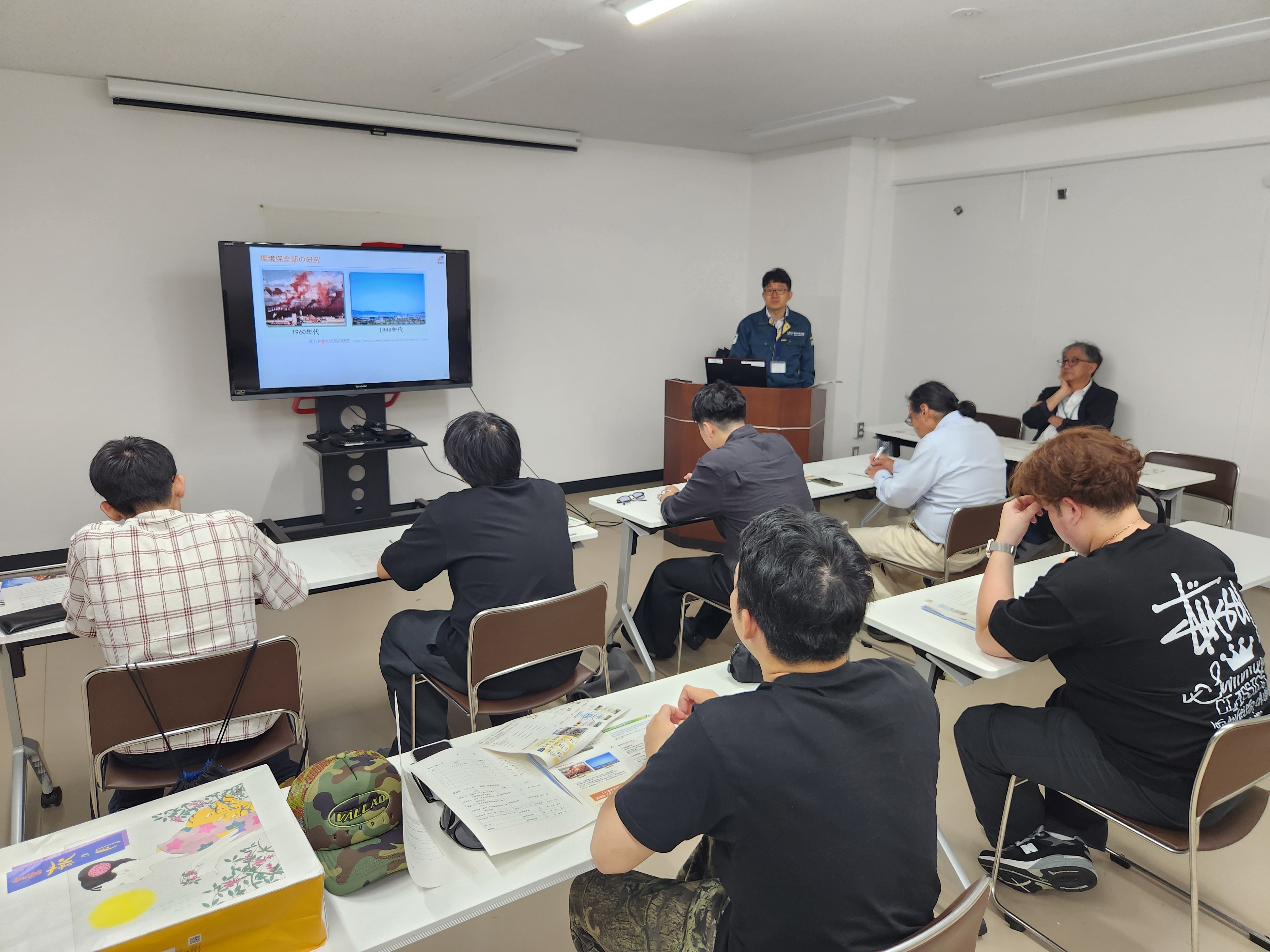 東北工業大学様見学時の講義の様子