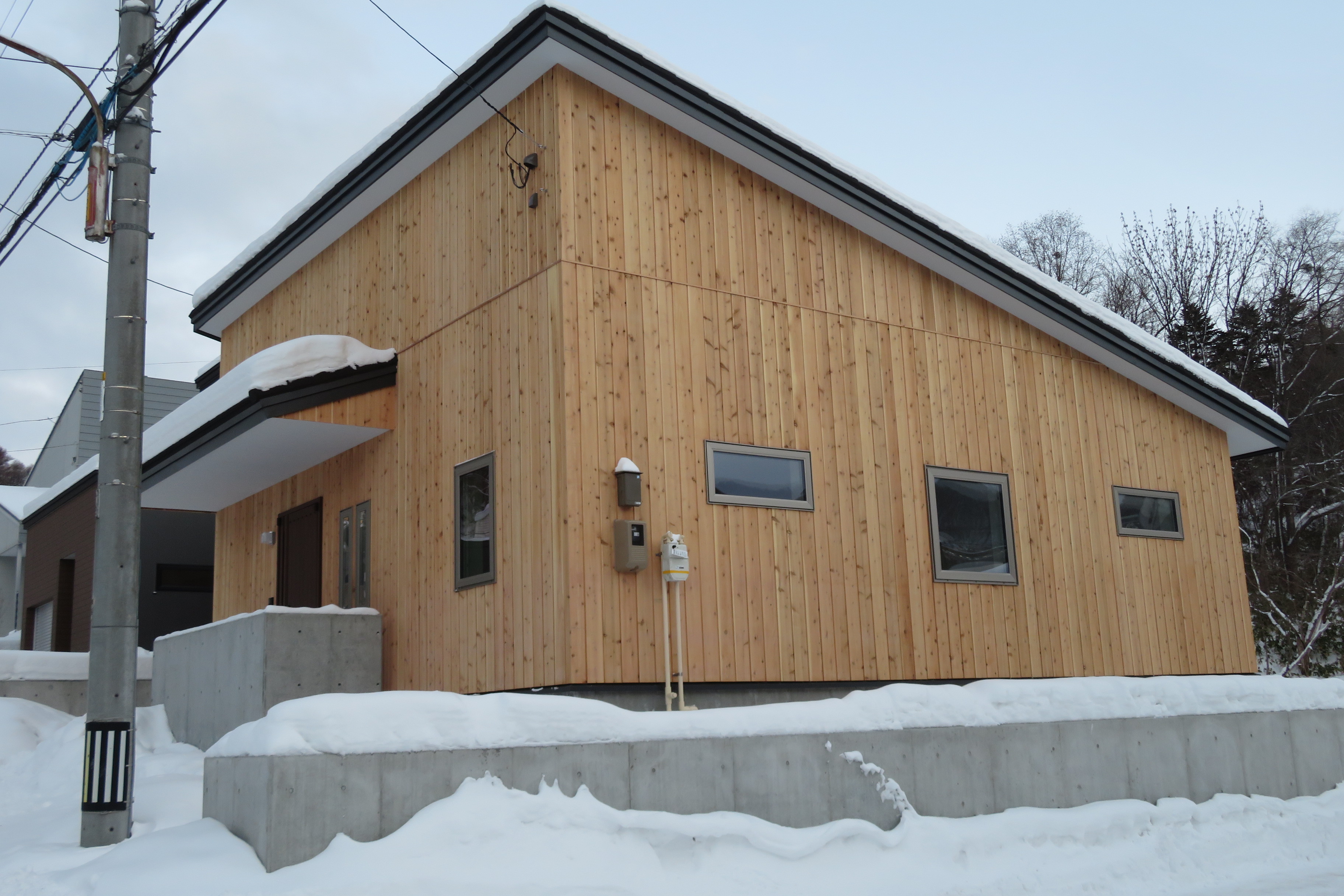 北総研防火木外壁を採用した住宅